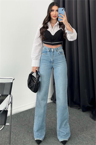 KORSE DETAY PREMİUM GÖMLEK