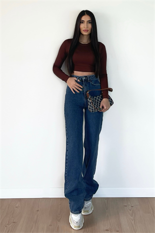 KOYU MAVİ STRAİGHT JEAN