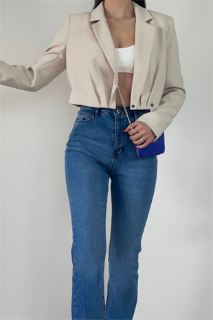 KOYU YIRTMAÇLI - JEANS