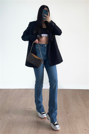 KOYU YIRTMAÇLI - JEANS