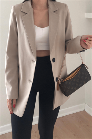 KUŞAKLI BLAZER CEKET