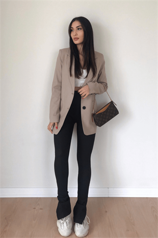 KUŞAKLI BLAZER CEKET