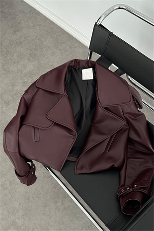 LÜX BORDA DERİ CEKET