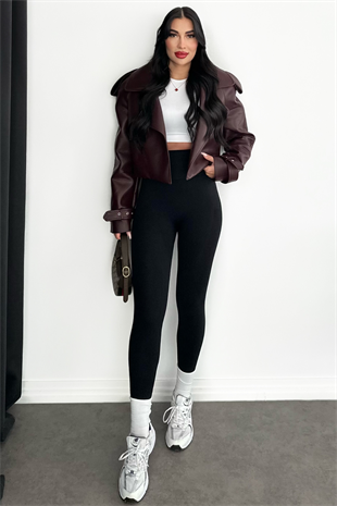 LÜX BORDA DERİ CEKET