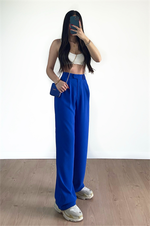 MAVİ PALAZZO PANTOLON