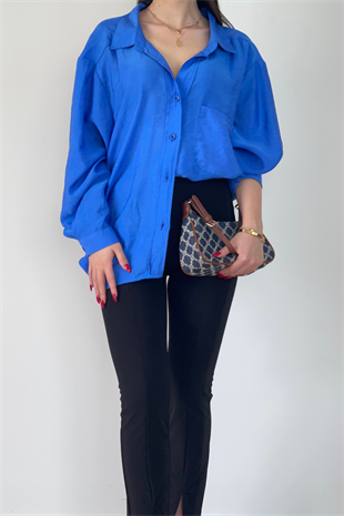 MAVİ TENSEL GÖMLEK