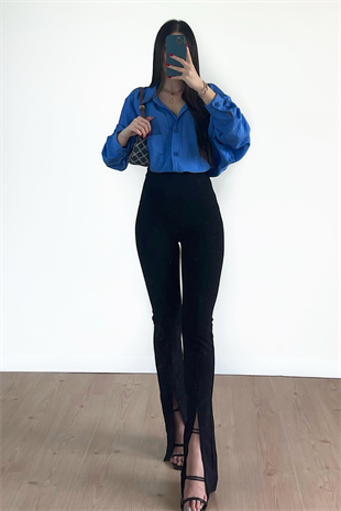 MAVİ TENSEL GÖMLEK