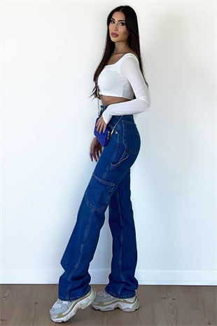 MİD BLUE KARGO PANTOLON 