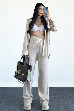 NUDE PANTOLON GÖMLEK TAKIM