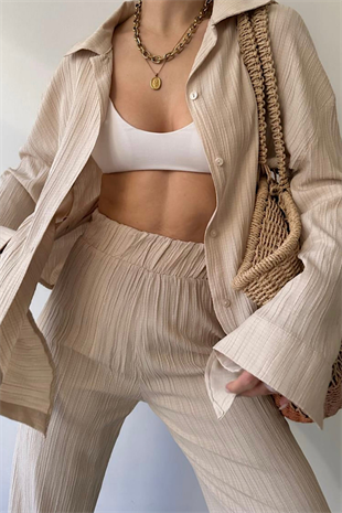 NUDE PANTOLON GÖMLEK TAKIM