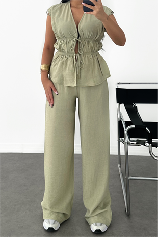 PREMİUM BAĞLAMALI YEŞİL TAKIM