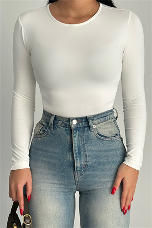 PREMİUM BEYAZ ESNEK BLUZ