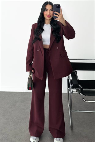 PREMİUM BORDO CEKET TAKIM