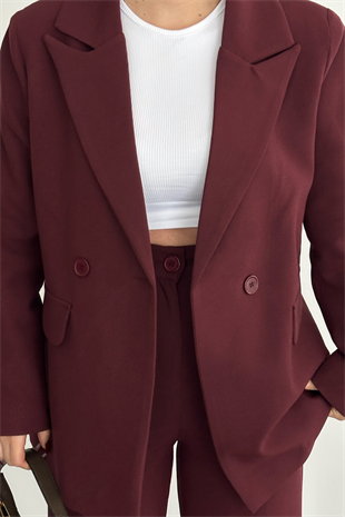 PREMİUM BORDO CEKET TAKIM