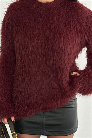 PREMİUM BORDO KAZAK 