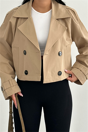 PREMİUM CAMEL LAVİNİA TRENÇ