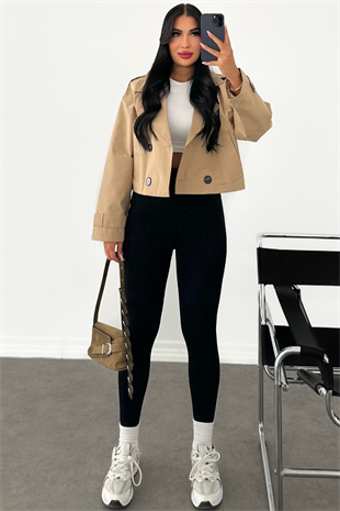 PREMİUM CAMEL LAVİNİA TRENÇ