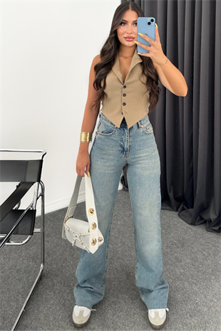 PREMİUM  CAMEL YELEK