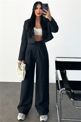 PREMİUM ÇİZGİLİ LEİSA TAKIM