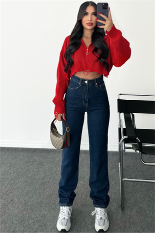 PREMİUM DARK BLUE STRAİGHT JEAN 