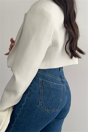 PREMİUM DARK BLUE STRAİGHT JEAN