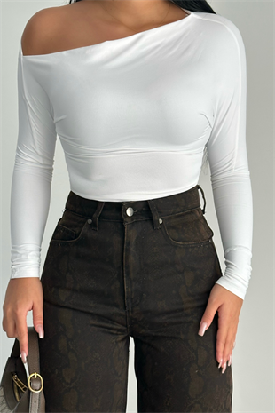 PREMİUM DESENLİ WİDE LEG JEAN
