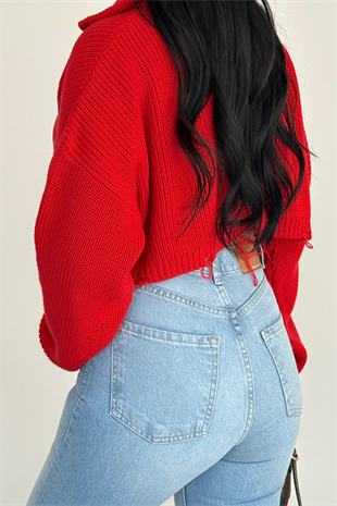 PREMİUM EKSTRA YÜKSEK BEL İCE BLUE STRAİGHT JEAN