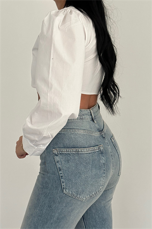 PREMİUM EKSTRA YÜKSEK BEL JEİSA WİDE LEG JEAN