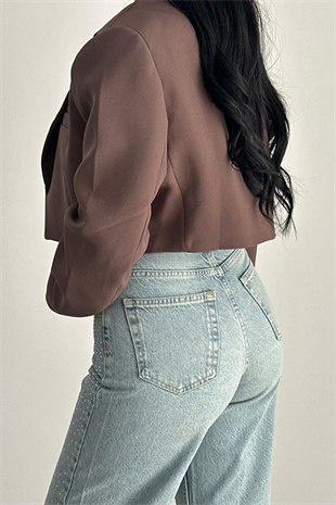 PREMİUM EKSTRA YÜKSEK BEL TİNTLİ TAŞLI WİDE LEG JEAN