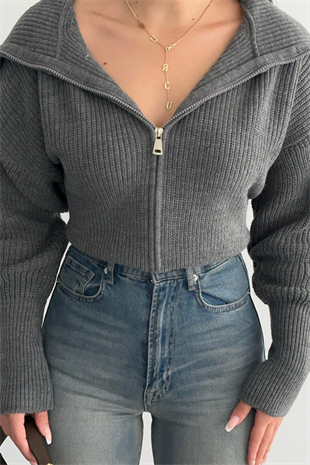 PREMİUM  GRİ HIRKA