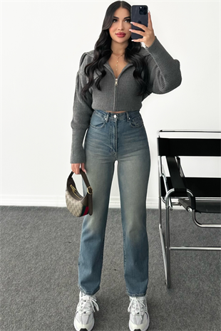 PREMİUM  GRİ HIRKA