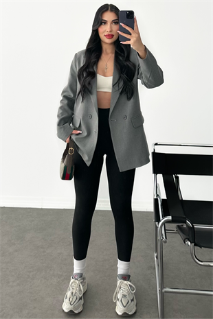 PREMİUM GRİ SENSEDİA BLAZER CEKET