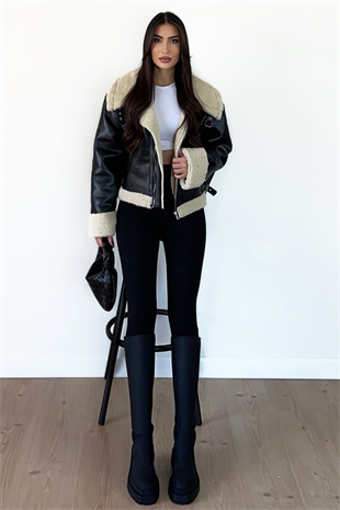 PREMİUM İÇİ KÜRKLÜ OVERSİZE MONT