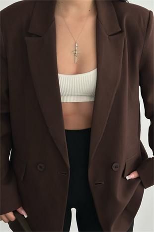 PREMİUM KAHVE SENSEDİA BLAZER CEKET