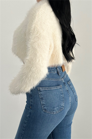 PREMİUM MİD BLUE FLARE PANTOLON