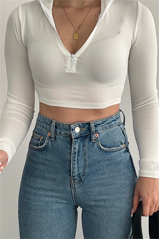 PREMİUM MİD BLUE MOM JEAN