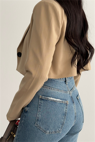 PREMİUM MİD BLUE MOM JEAN HERRY