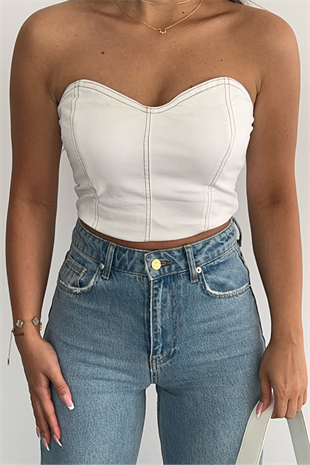 PREMİUM MİD BLUE WİDE LEG TALLY JEAN