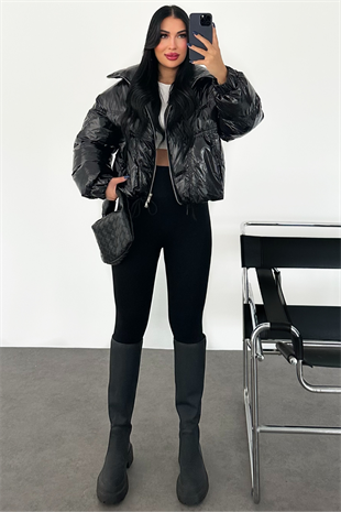 PREMİUM PARLAK ŞİŞME MONT