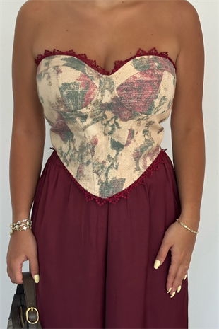 PREMİUM SATEN BORDO PANTOLON