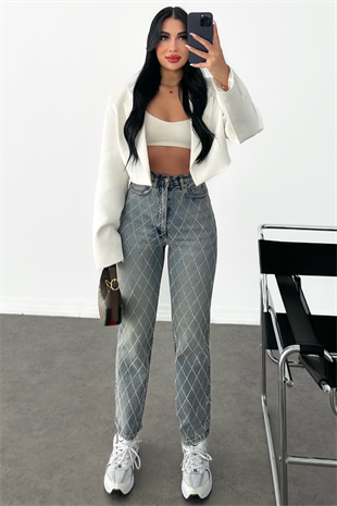 PREMİUM TAŞLI TİNTLİ JEAN