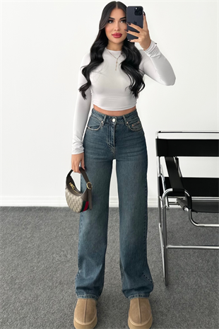 PREMİUM TİNTLİ DALLY WİDE LEG JEAN