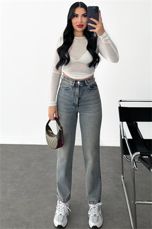 PREMİUM TİNTLİ STRAİGHT FİT JEAN