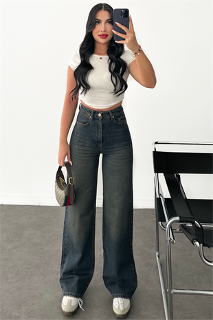 PREMİUM TİNTLİ WİDE LEG RENDY JEAN 