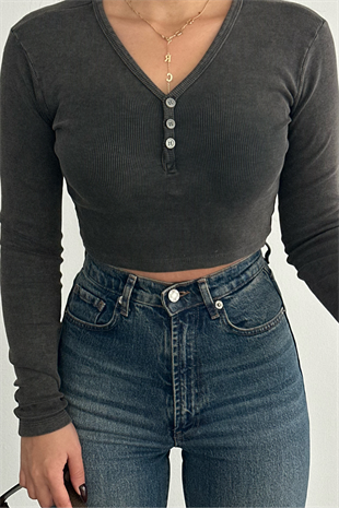 PREMİUM YIKAMALI BLUZ