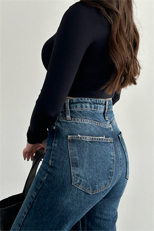 PREMİUM YIKAMALI STRAİGHT JEAN