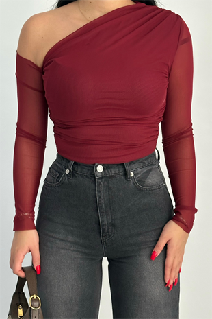 PREMİUM YÜKSEK BEL ANTRASİT WİDE LEG NELLY JEAN