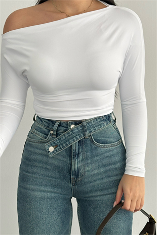 PREMİUM YÜKSEK BEL KEMER DETAYLI WİDE LEG ZENDY JEAN