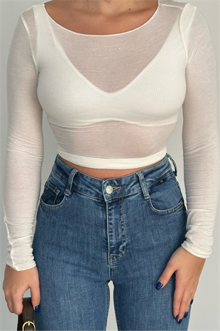 PREMİUM YÜKSEK BEL MİD BLUE EXTRA FLARE JEAN