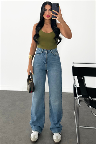 PREMİUM YÜKSEK BEL RESY WİDE LEG 